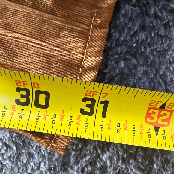 Goodtimeusa Women's 2-Piece Set XL Mustard Brown Pleated Pants Tie Blouse - Picture 16 of 16